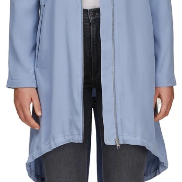 LIKE NEW - Soai & Kyle Sead Long Coat - Baby Blue - Picture 3 of 3